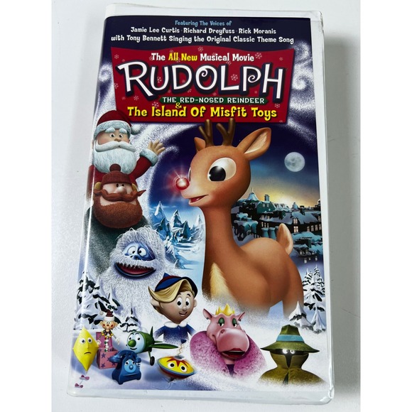 Rudolph the Red Nosed Reindeer Island Misfit Toys VHS 2001 - Picture 1 of 4